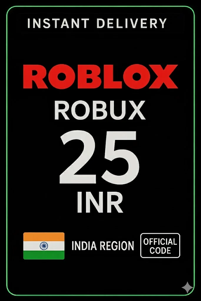 روبلوكس 25 INR Game Card · Roblox
