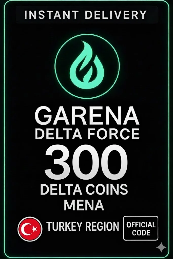 Garena Delta Force 300 + 21 Delta Coins Turkey