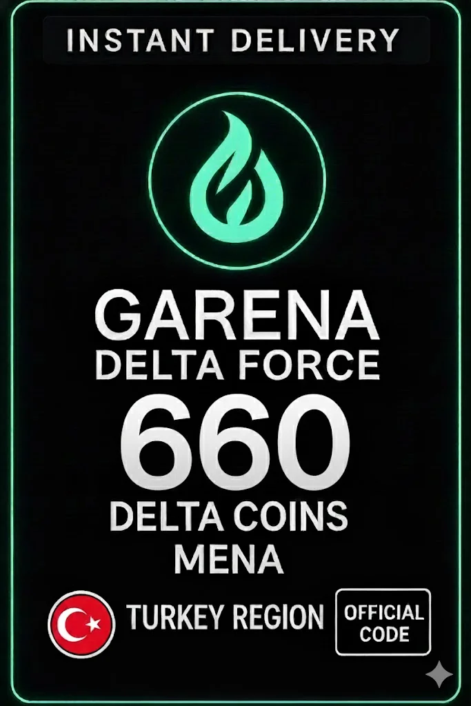 Garena Delta Force 660 + 68 Delta Coins Turkey