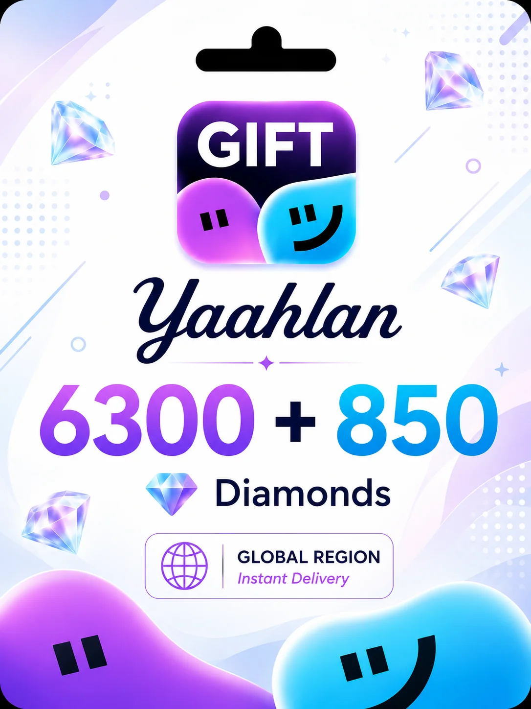 Yaahlan 6300 +850 Diamonds (Global)