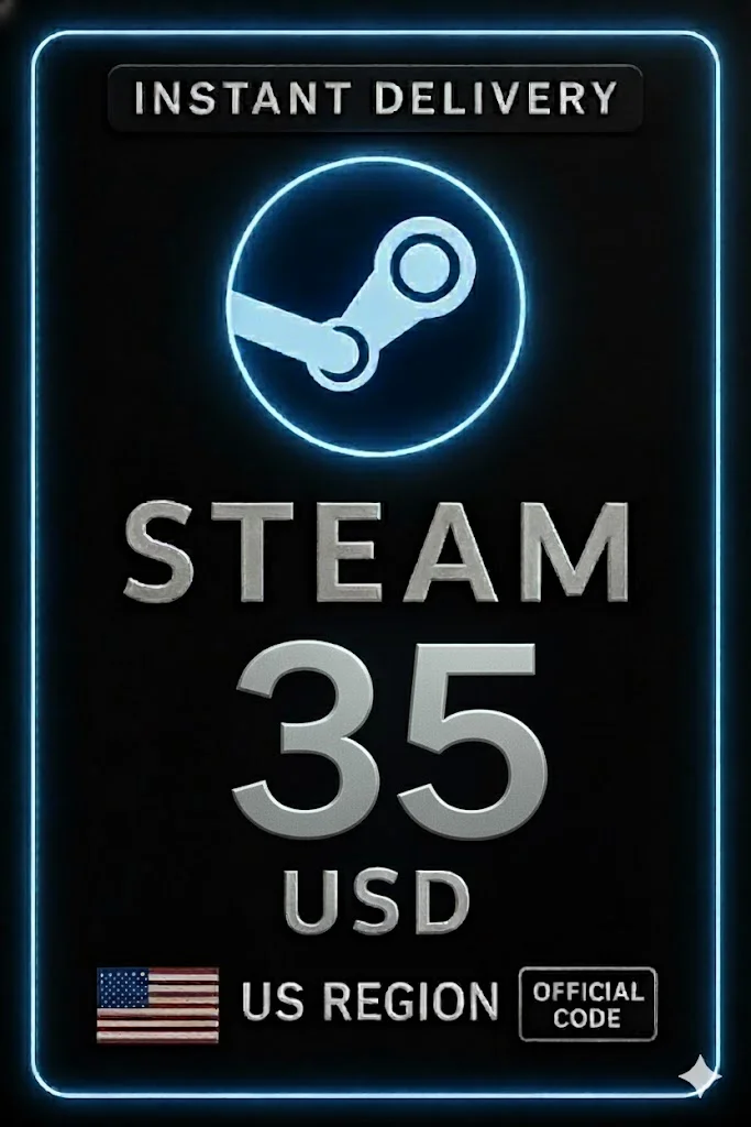 ستيم Card 35 USD · Steam