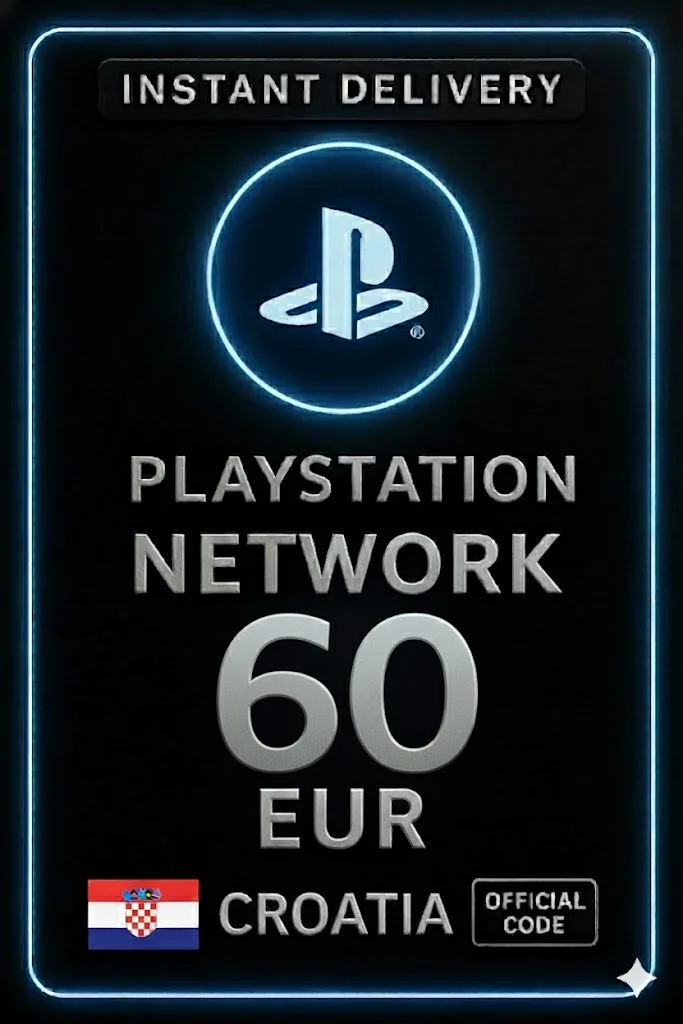 PSN Card Croatia - 60 EU · PSN