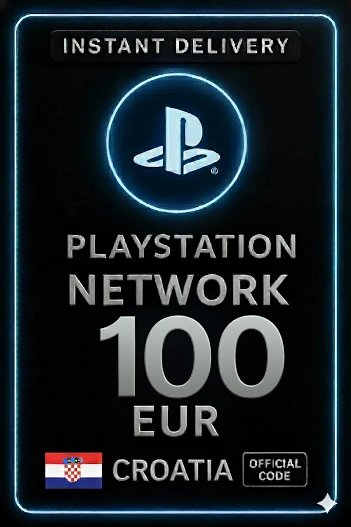 PSN Card Croatia - 100 EU · PSN