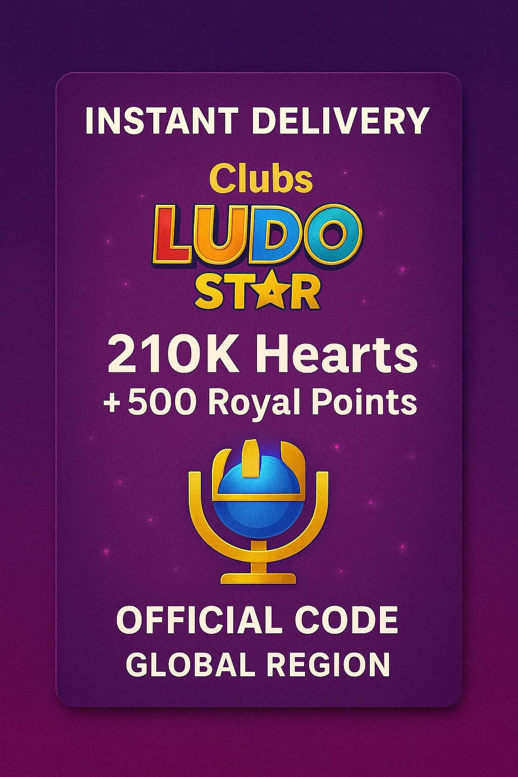 کڵەبز لودۆ ستار - 210K Hearts + 500 Royal Points · Clubs Ludo Star