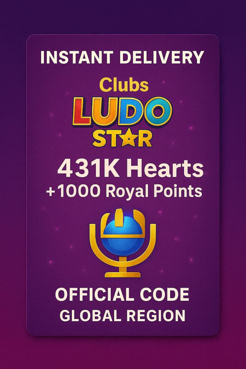 کڵەبز لودۆ ستار - 431K Hearts + 1000 Royal Points · Clubs Ludo Star