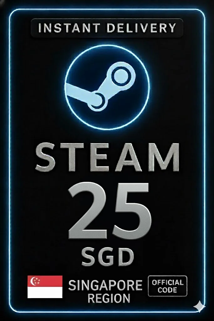 Steam Wallet Code Singapore 25 SGD