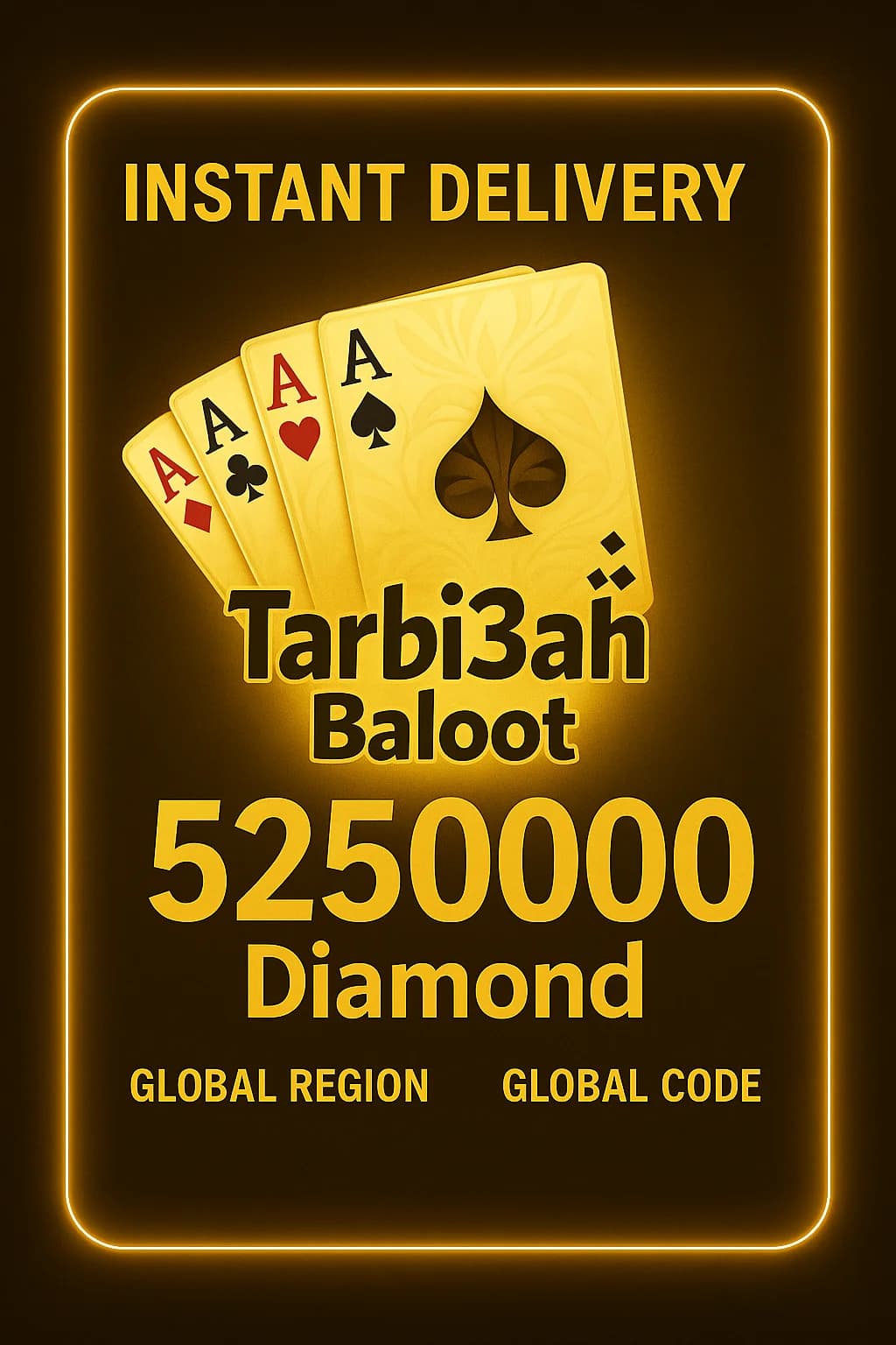 Tarbi3ah Baloot 5250000 Diamond