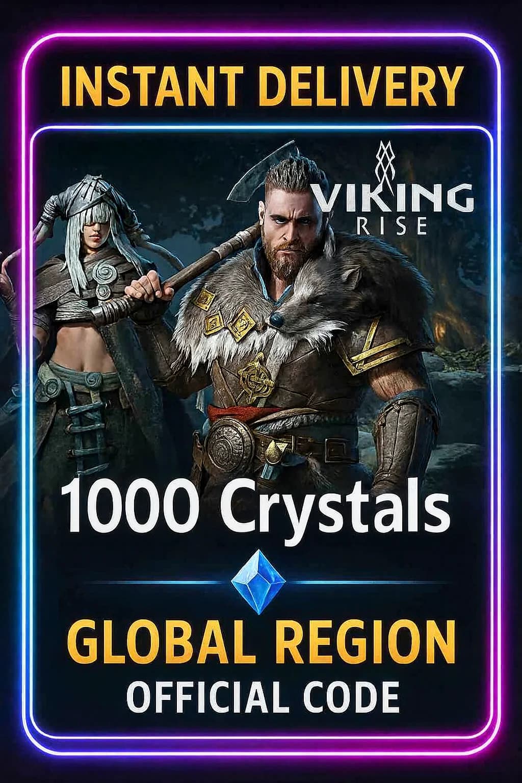 Viking Rise - 1000 Crystals (Global)