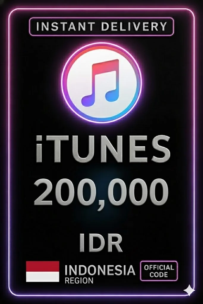آي تيونز Gift Card Indonesia - 200.000 IDR · iTunes