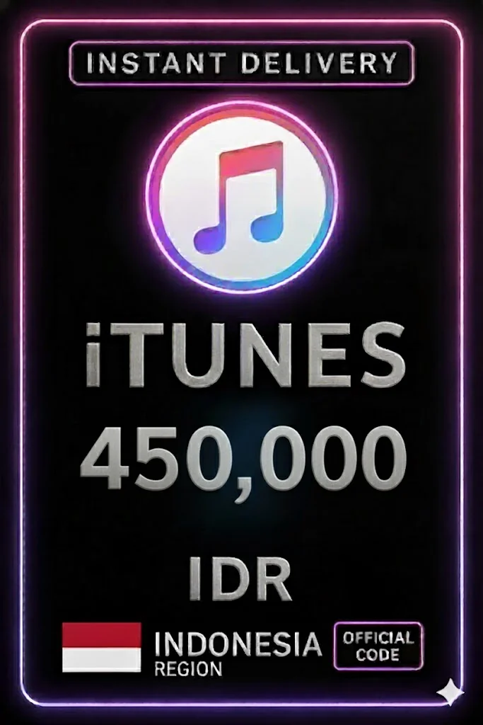 iTunes Gift Card Indonesia - 450.000 IDR