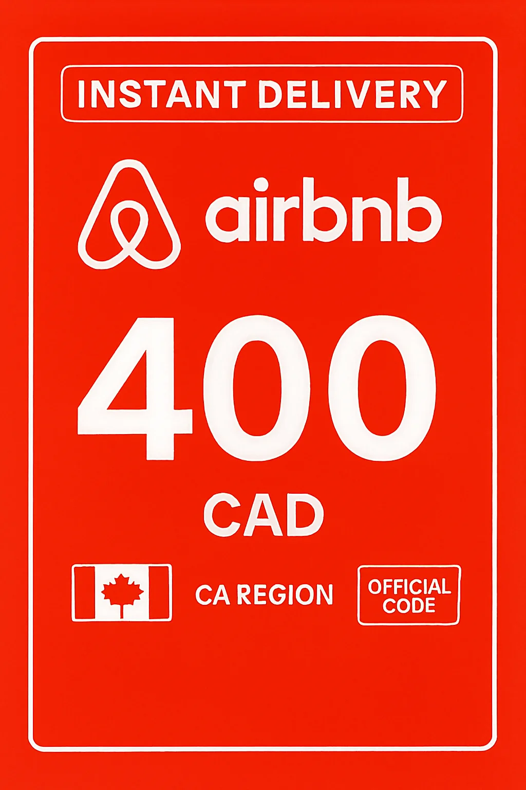 Airbnb Gift Card - 400 CAD
