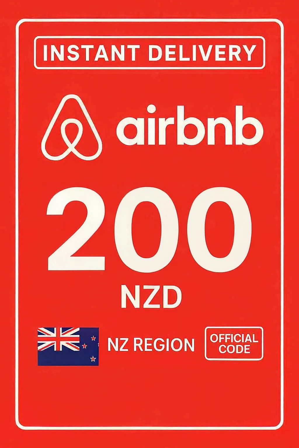 Airbnb Gift Card - 200 NZD (New Zealand)