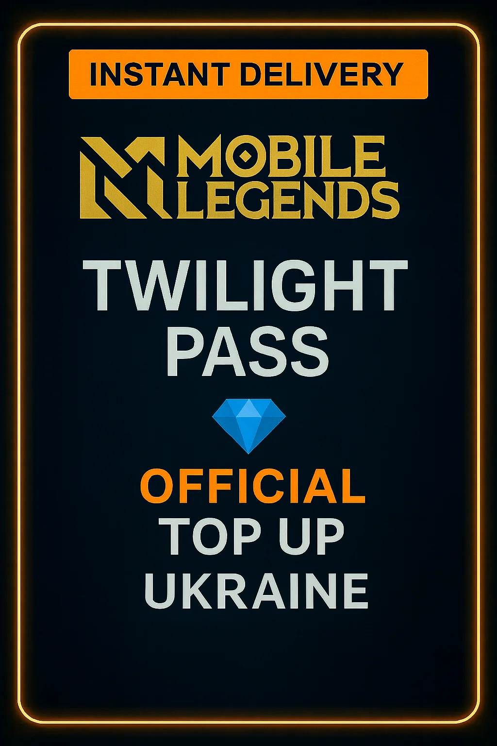 مۆبایل لێجێندز - Twilight Pass Top-Up (Ukraine) · Mobile Legends