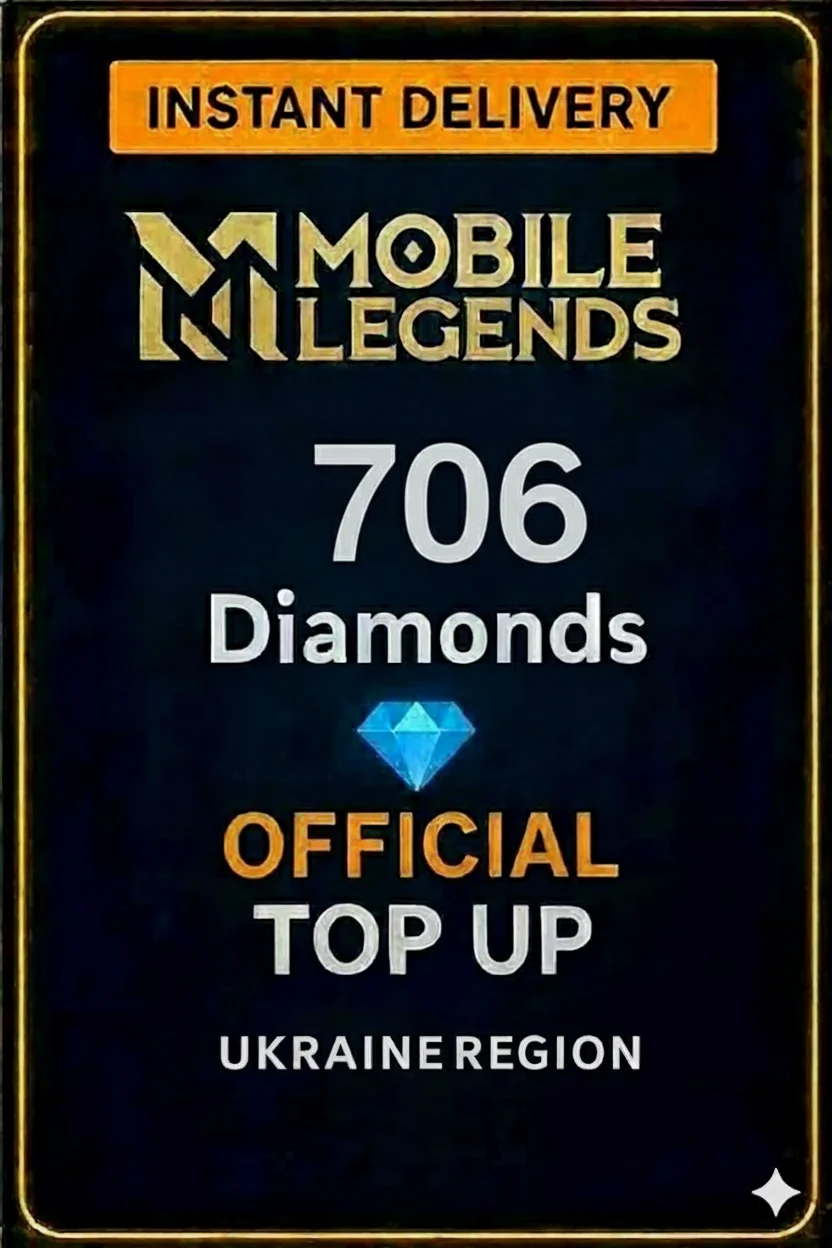 موبايل ليجندز - 706 Diamonds Top-Up (Ukraine) · Mobile Legends