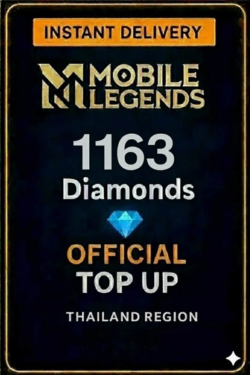 مۆبایل لێجێندز - 1163 Diamonds Top-Up (Thailand) · Mobile Legends