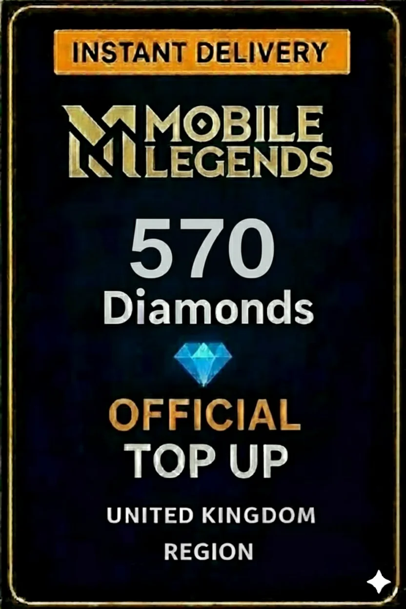 موبايل ليجندز - 570 Diamonds Top-Up (UK) · Mobile Legends