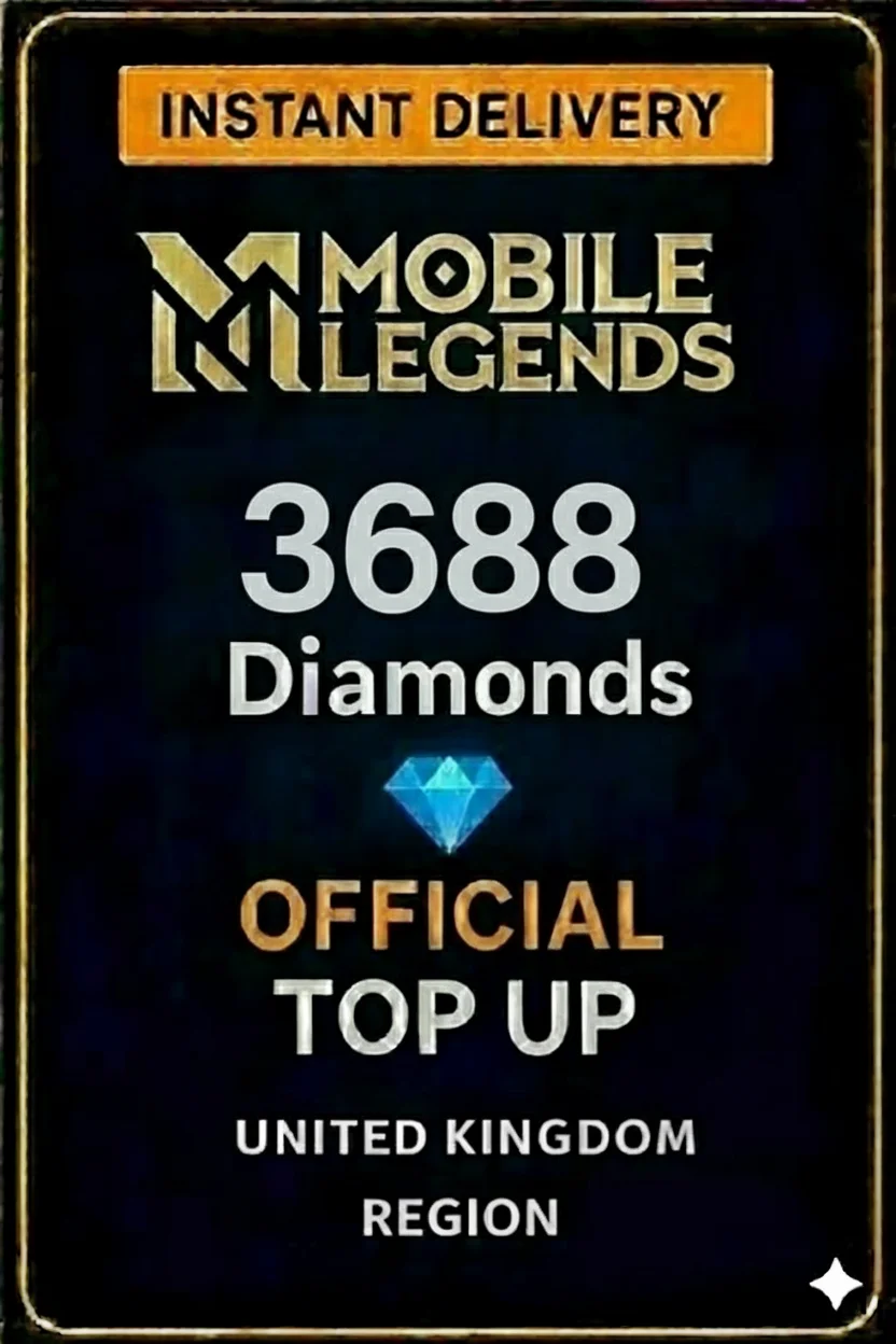 مۆبایل لێجێندز - 3688 Diamonds Top-Up (UK) · Mobile Legends