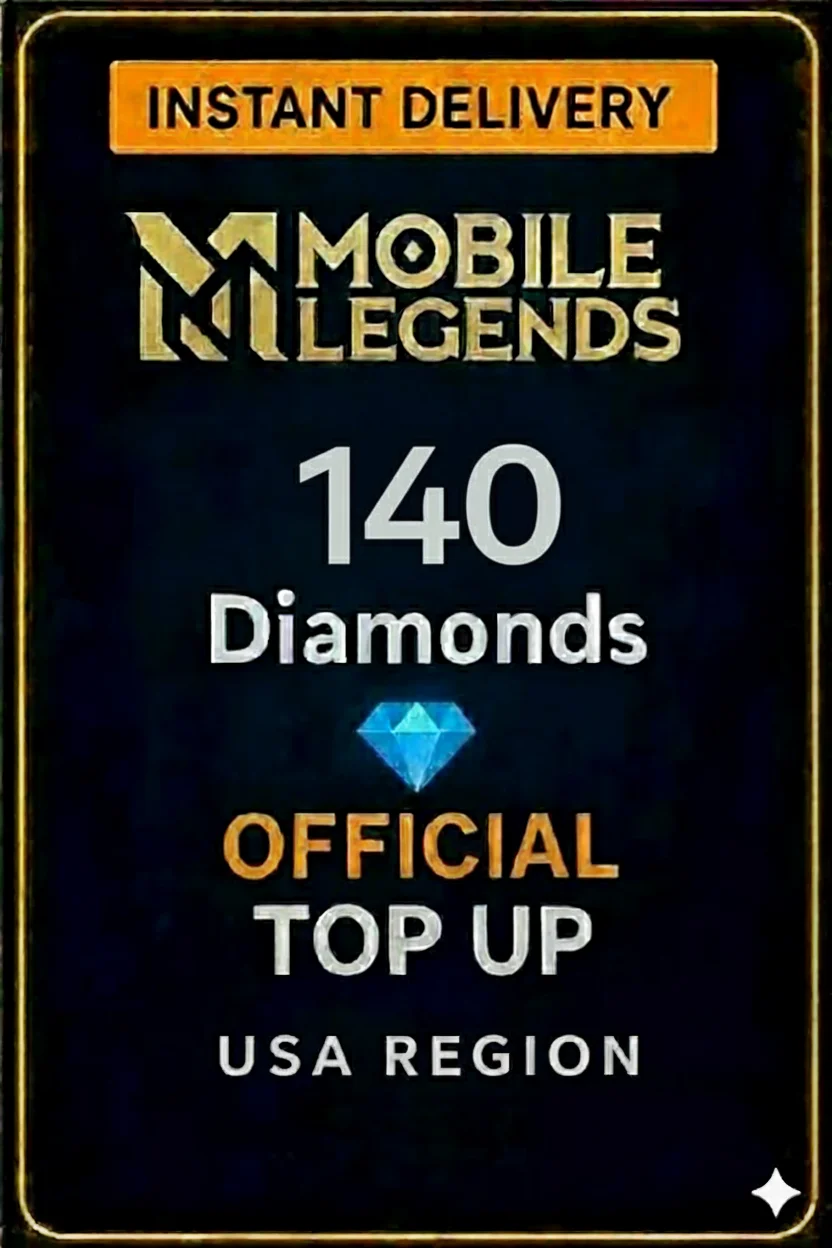 موبايل ليجندز - 140 Diamonds Top-Up (USA) · Mobile Legends