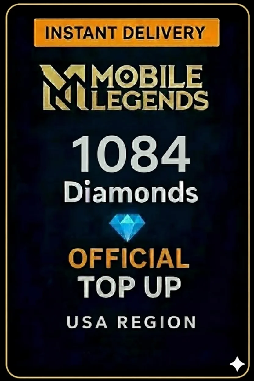 موبايل ليجندز - 1084 Diamonds Top-Up (USA) · Mobile Legends