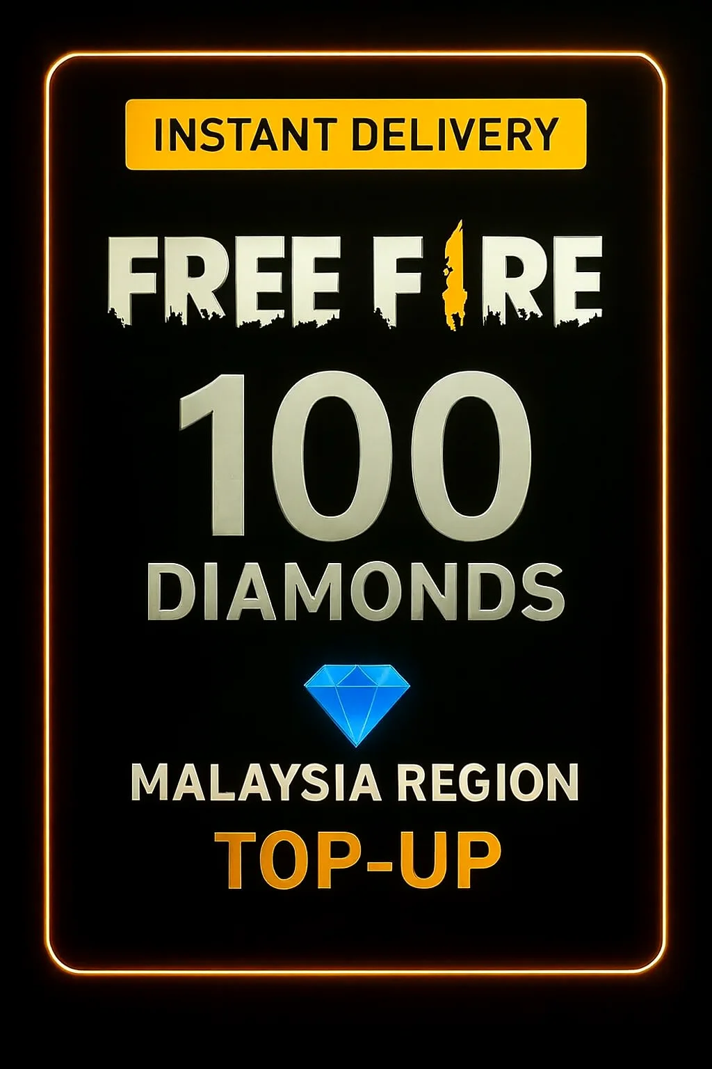 Free Fire 100 Diamonds Top-Up (Malaysia)