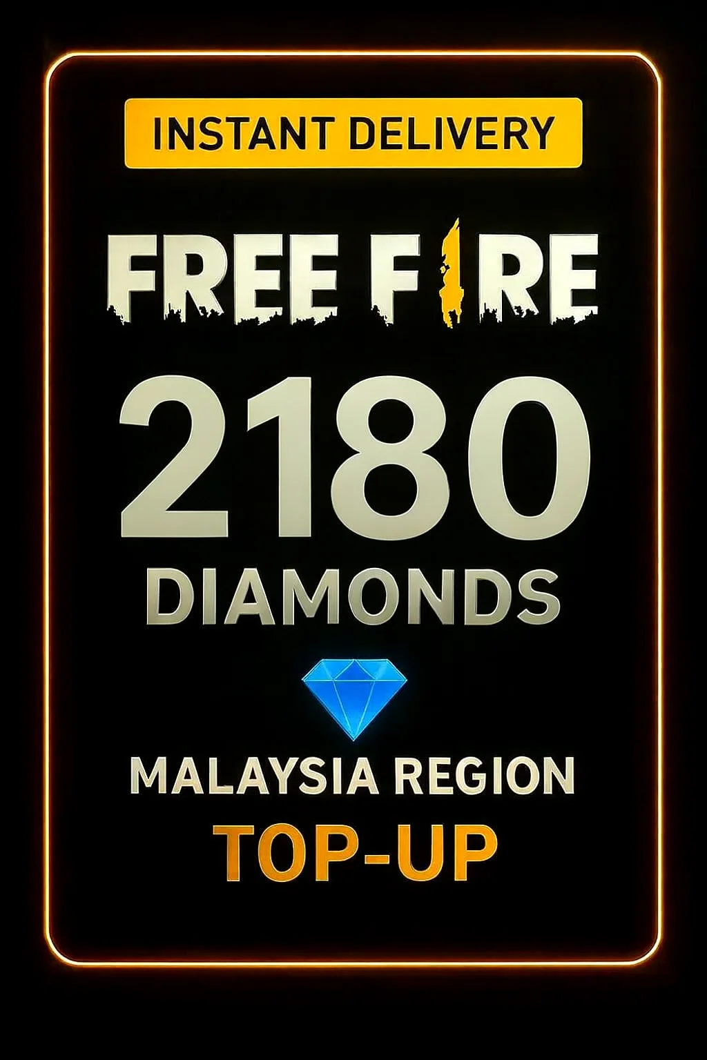 فري فاير 2180 Diamonds Top-Up (Malaysia) · Free Fire