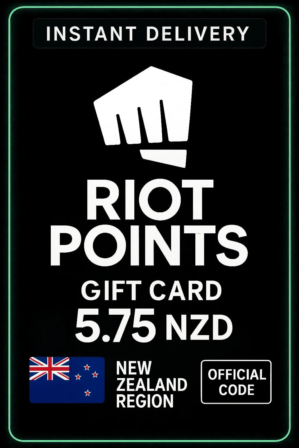 Riot Cash 5.75 NZD