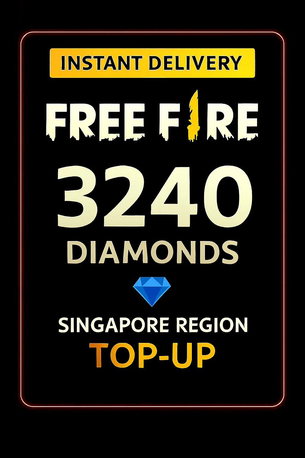 فري فاير 3240 Diamonds Top-Up · Free Fire