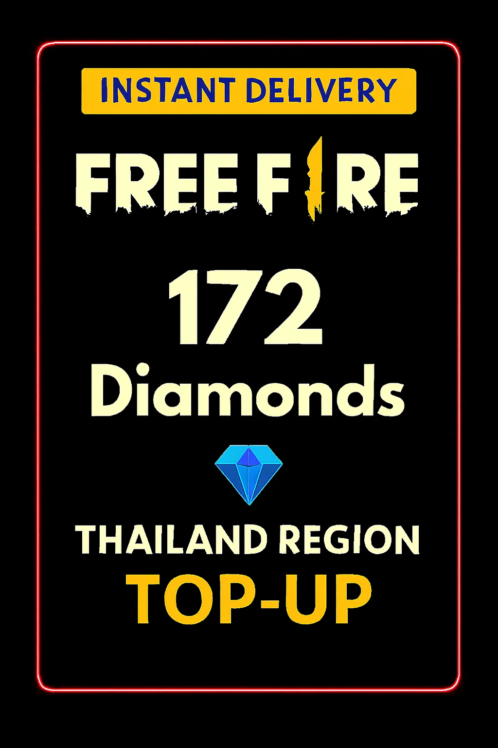 Free Fire 172 Diamonds Top-Up
