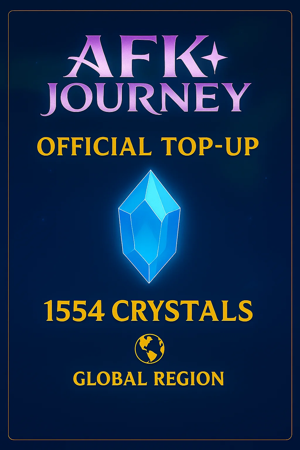 AFK Journey - 1554 Dragon Crystals (Top-Up)