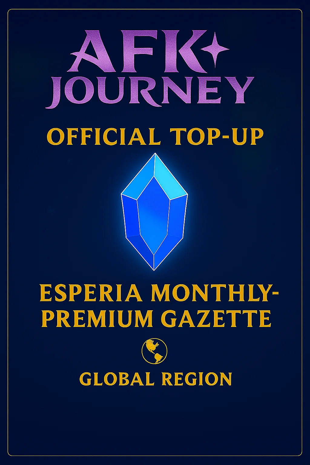 AFK Journey Esperia Monthly - Premium Gazette (Top-Up)