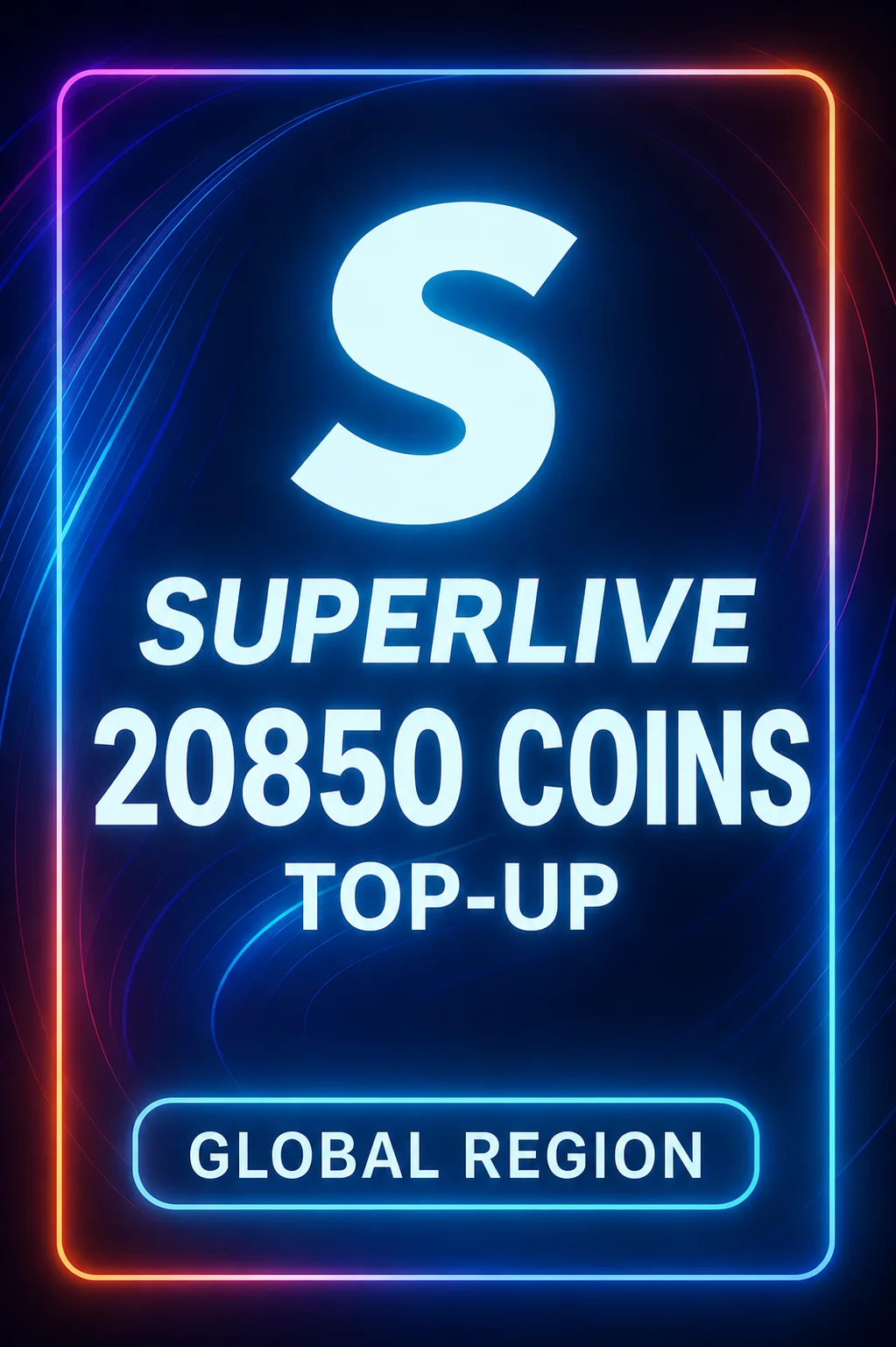 SuperLive 20.850 Coins Top-Up