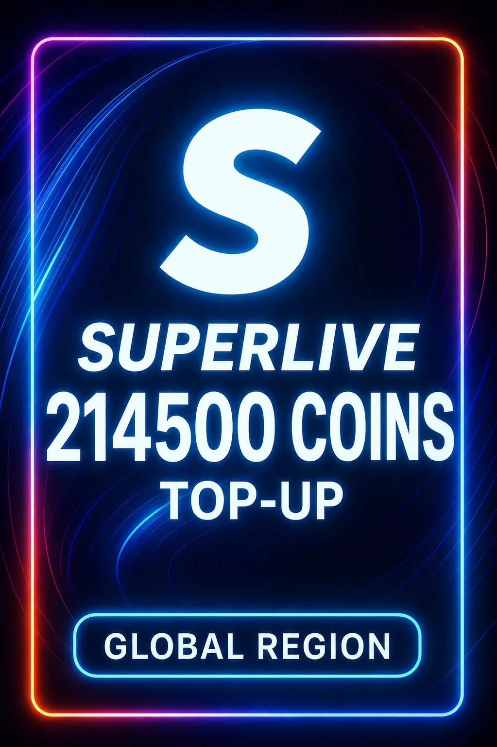 SuperLive 214.500 Coins Top-Up