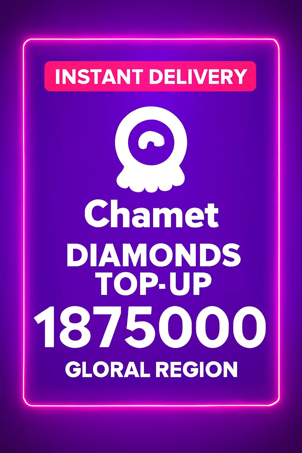 Chamet - 1875000 Diamonds Top-Up (جیهانی) · Global