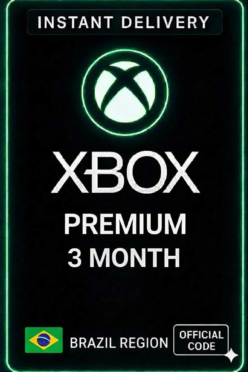 إكس بوكس جيم باس ألتيميت Premium 3 M Brasil · Game Pass