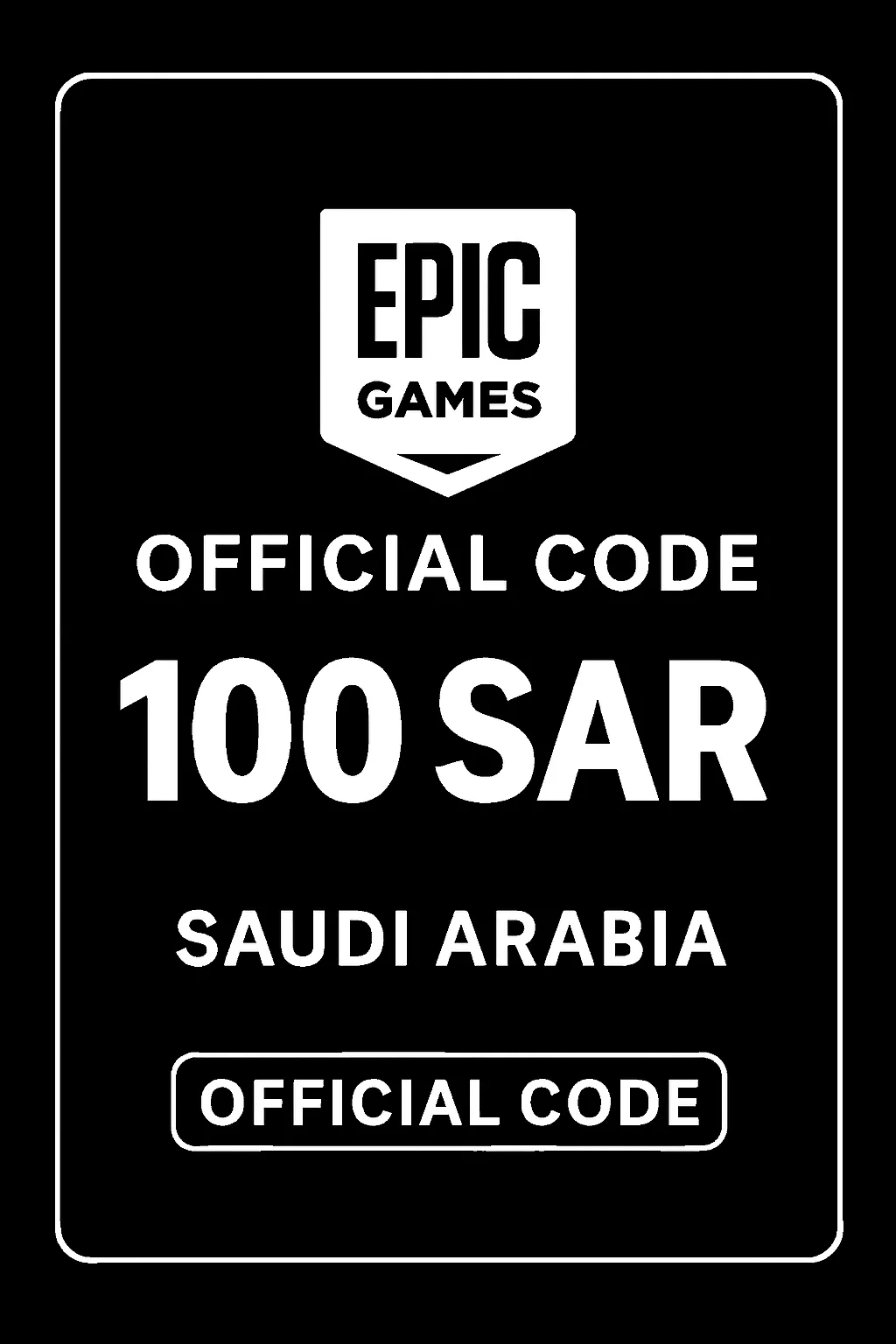 Epic Games Card - 100 SAR