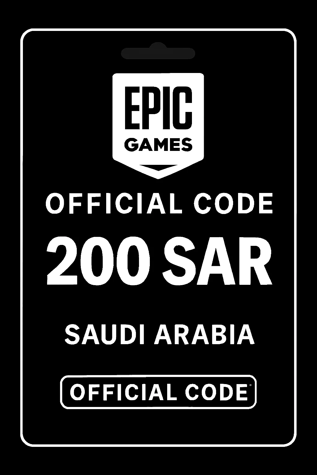 Epic Games Card - 200 SAR