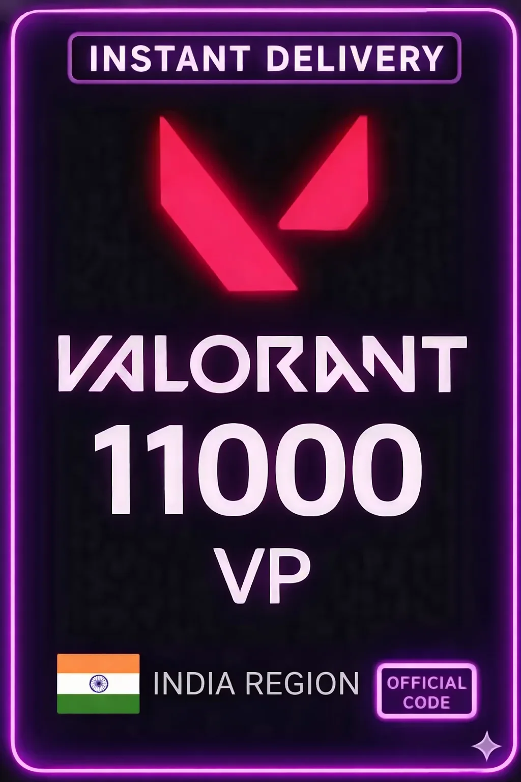 نقاط فالورانت - 11000 في بي (India) [Promo] · Valorant Points