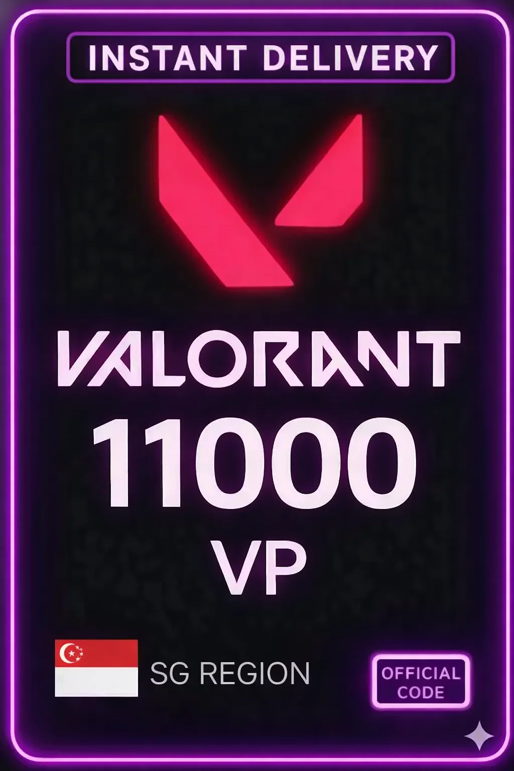 نقاط فالورانت - 11000 في بي (Singapore) · Valorant Points