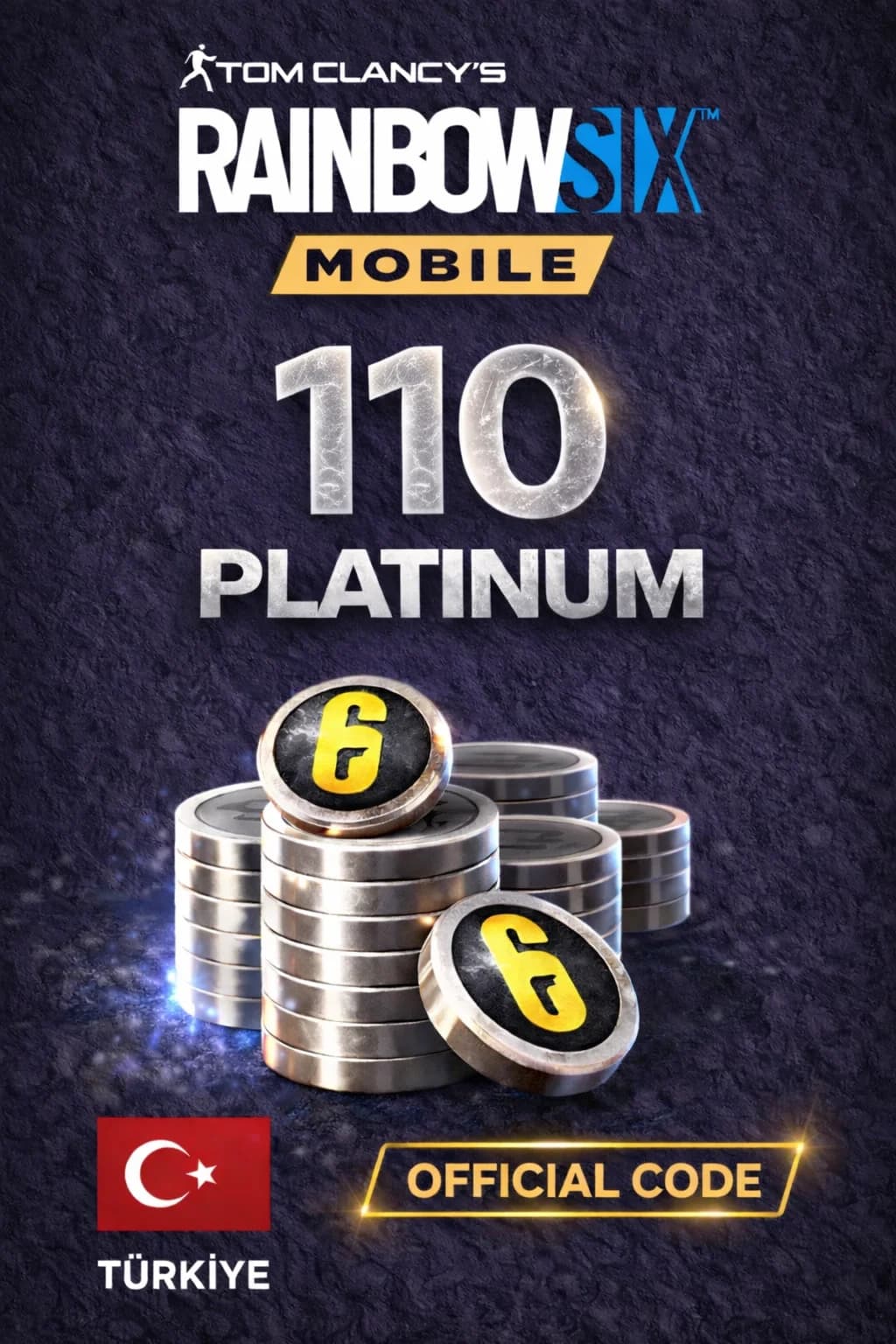Rainbow Six موبايل - 110 Platinum Code (Turkiye) · Mobile
