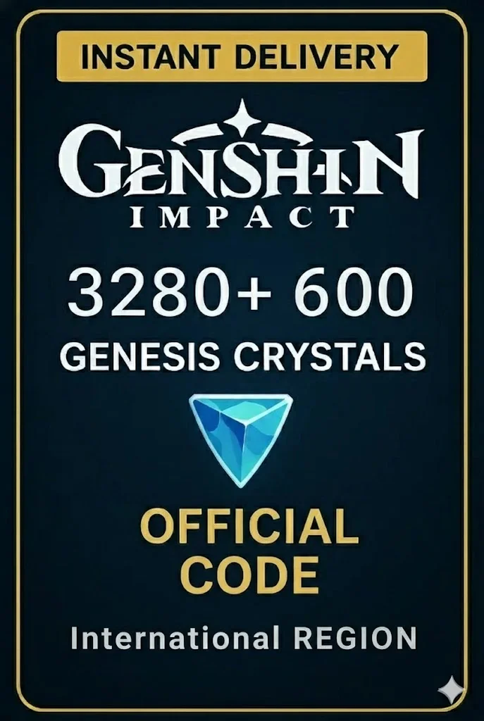 Genshin Impact - 3280 + 600 Genesis Crystals