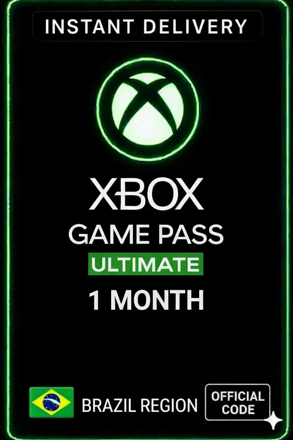 ئێکس باکس گەیم پاس ئەڵتیمەیت 1 Month (Brasil) · Xbox Game Pass Ultimate