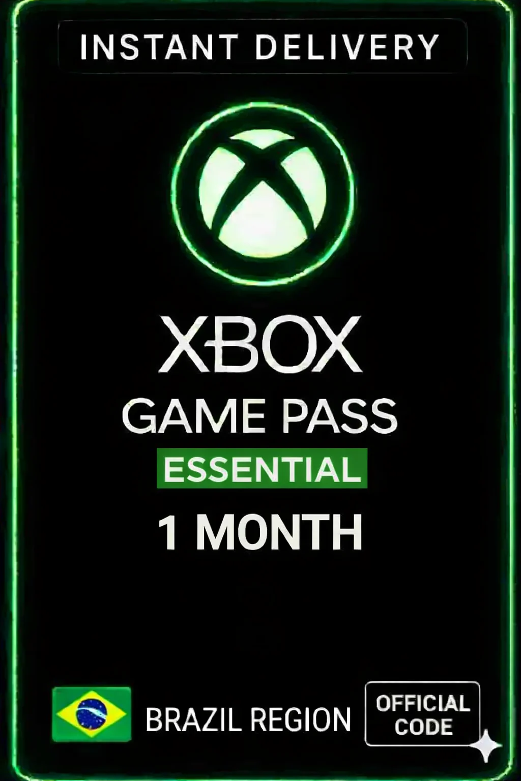ئێکس باکس گەیم پاس ئەڵتیمەیت Essential 1 Month (Brasil) · Game Pass