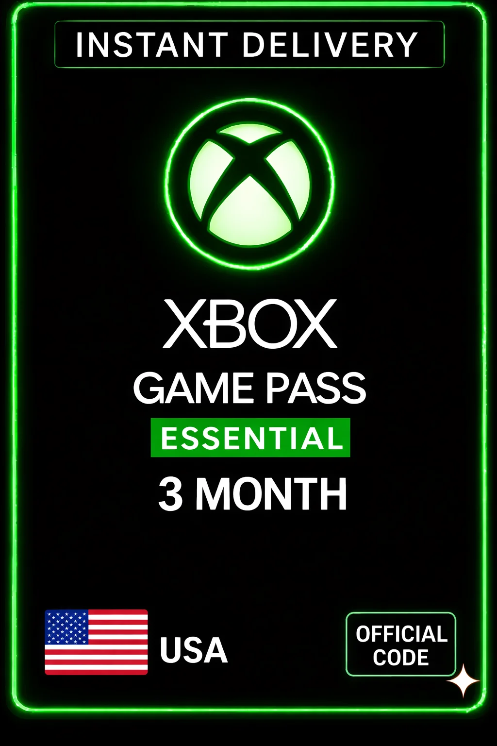 ئێکس باکس گەیم پاس ئەڵتیمەیت Essential 3 Month (USA) · Game Pass