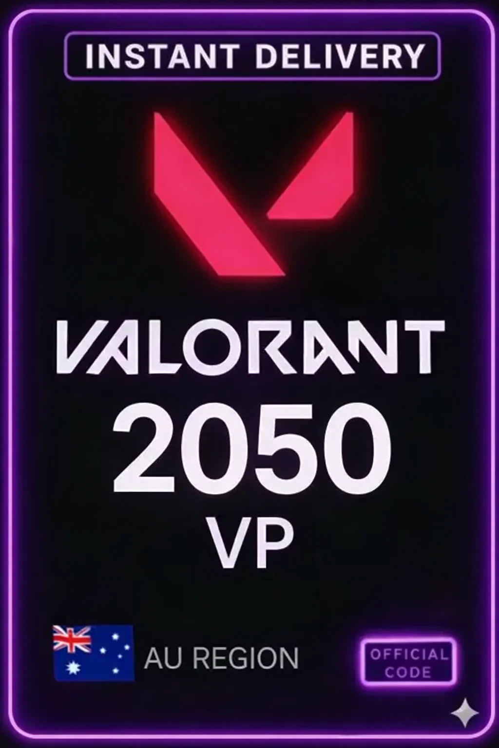 نقاط فالورانت - 2050 في بي (Australia) · Valorant Points