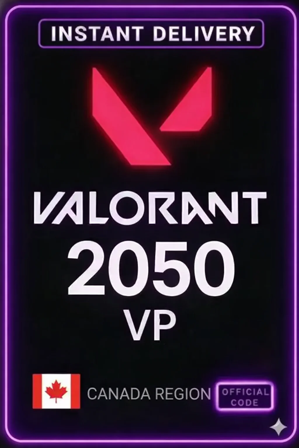 خاڵەکانی ڤالۆرانت - 2050 VP (Canada) · Valorant Points