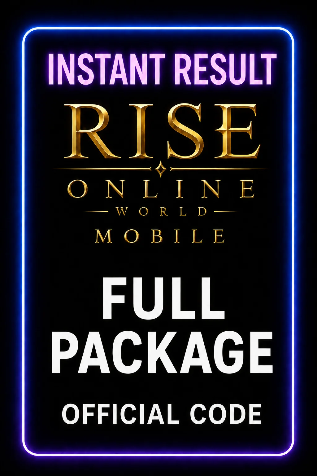 Rise Online World Mobile Full Package