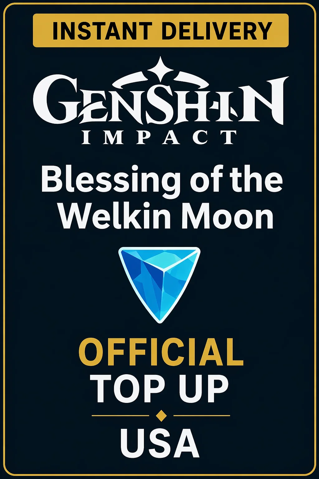 جينشين إمباكت Blessing Welkin Moon Top Up (USA) · Genshin Impact
