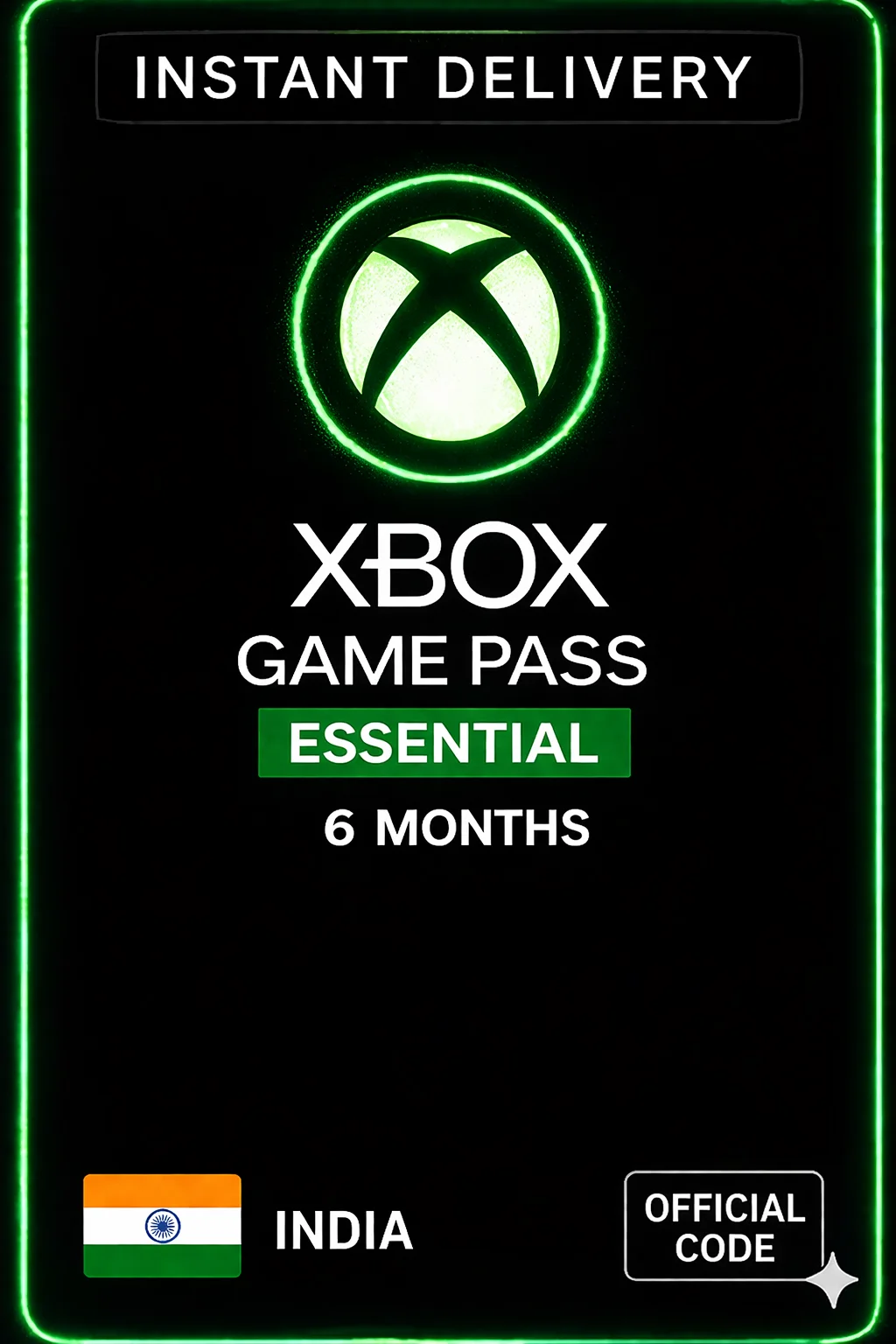 إكس بوكس جيم باس ألتيميت Essential 6 Month - India · Game Pass
