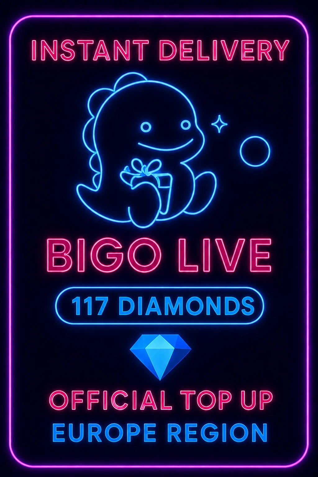 بيجو لايف - 117 Diamonds (Top-Up) · Bigo Live