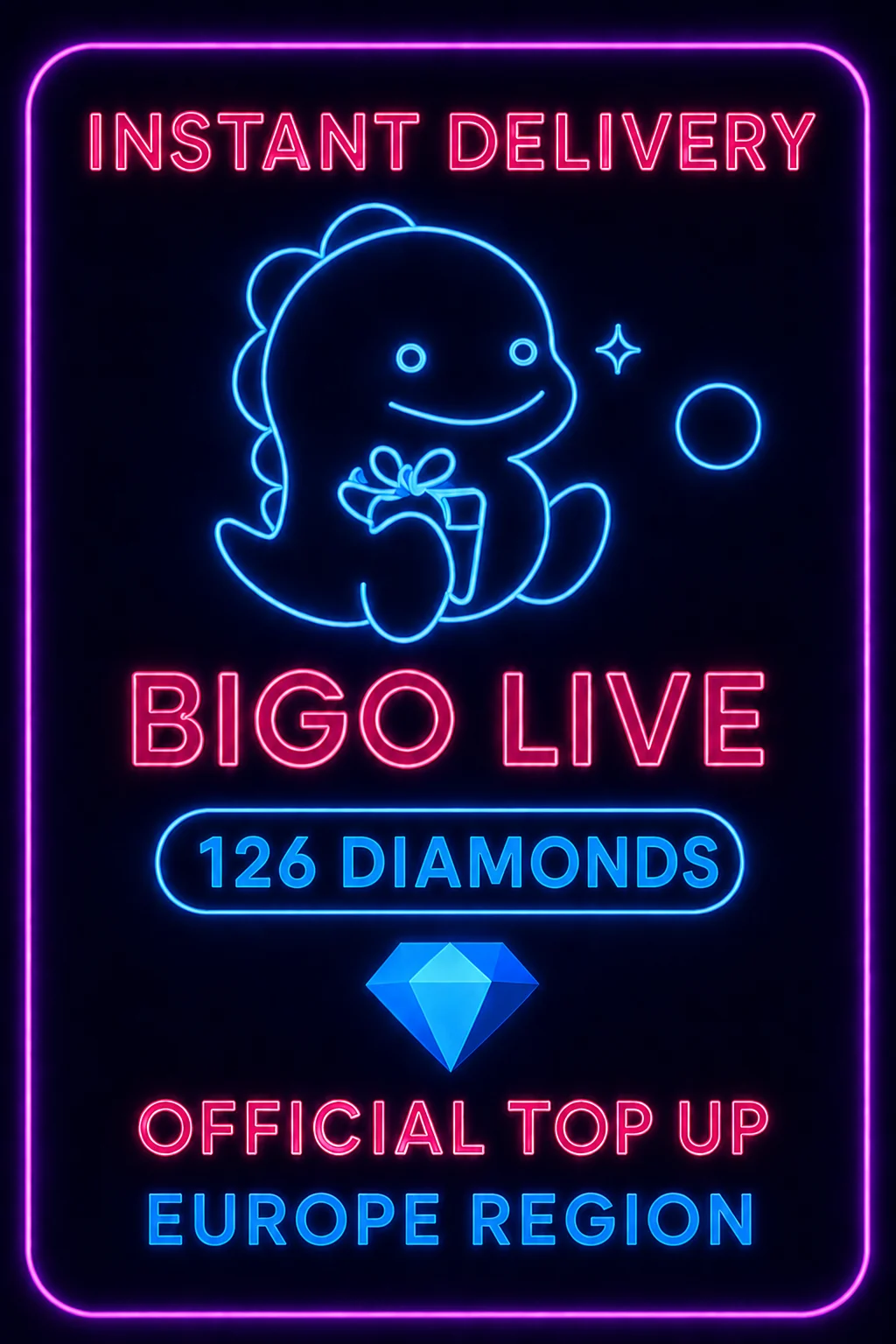 بیگۆ لایڤ - 126 Diamonds (Top-Up) · Bigo Live